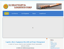 Tablet Screenshot of g7heavylift.com